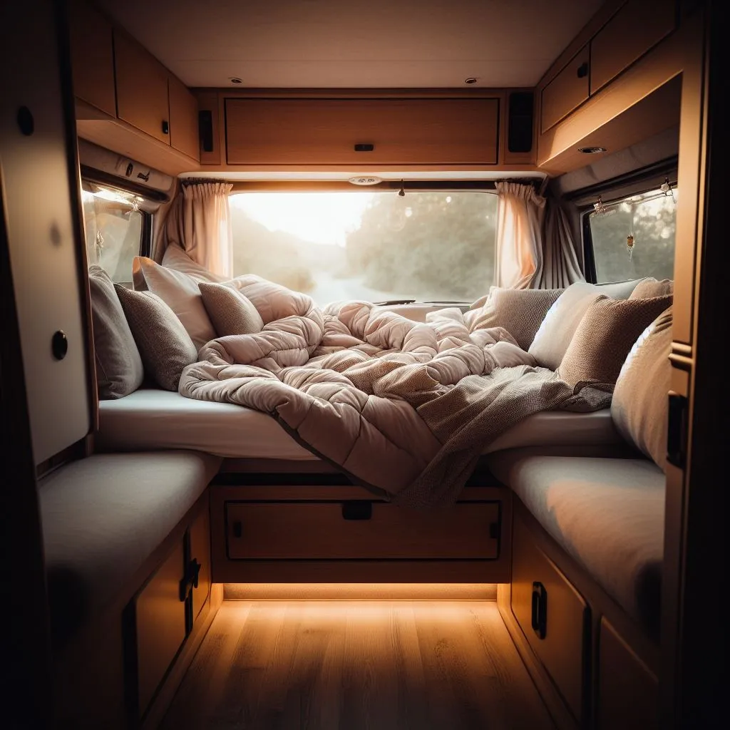 Campervan bed DIY