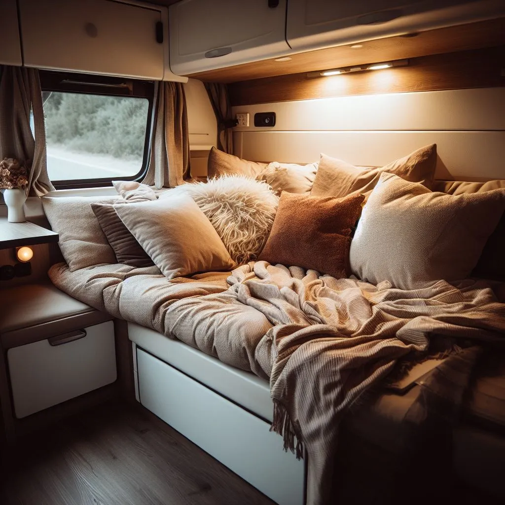 convertible bed campervan
