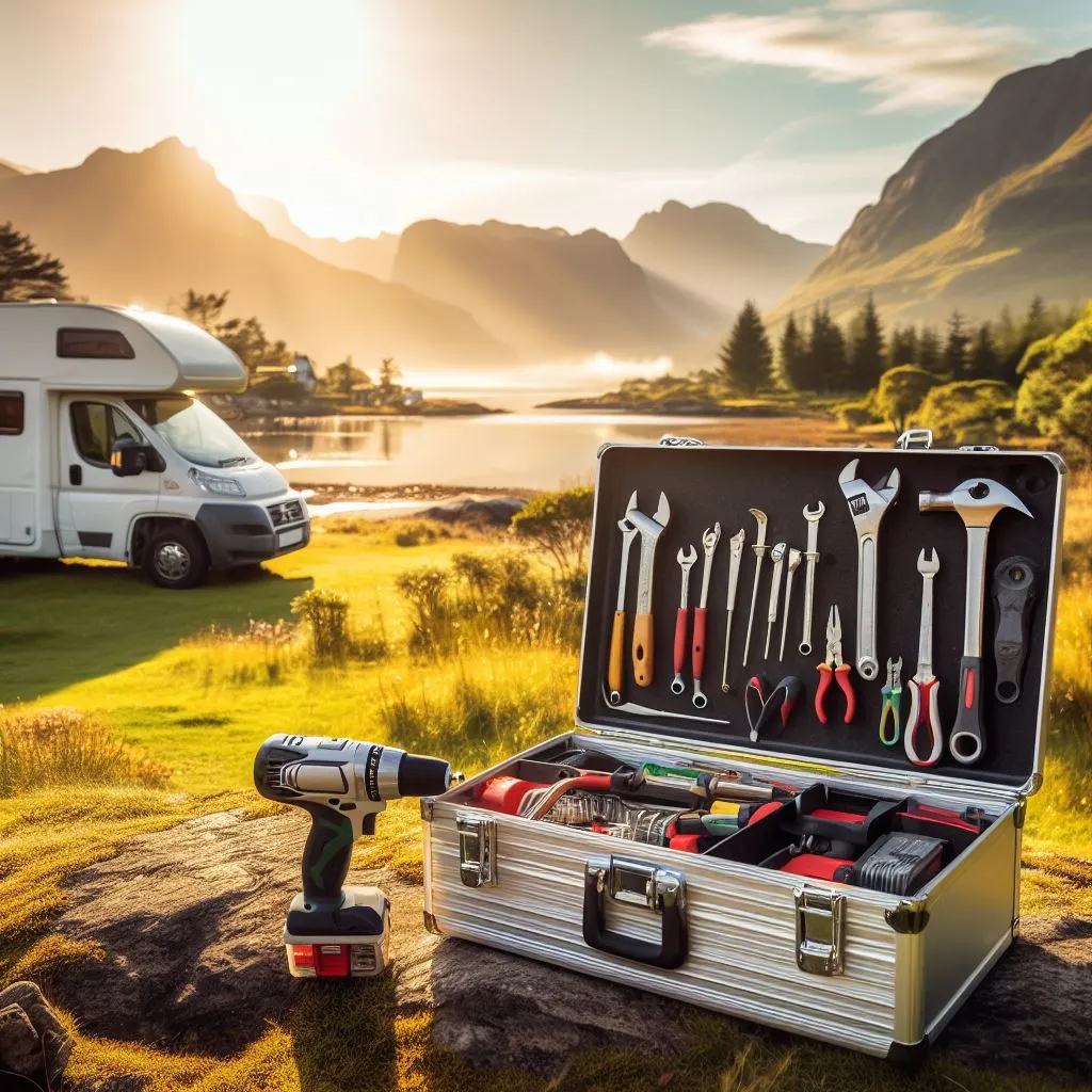 Tools and gear van life