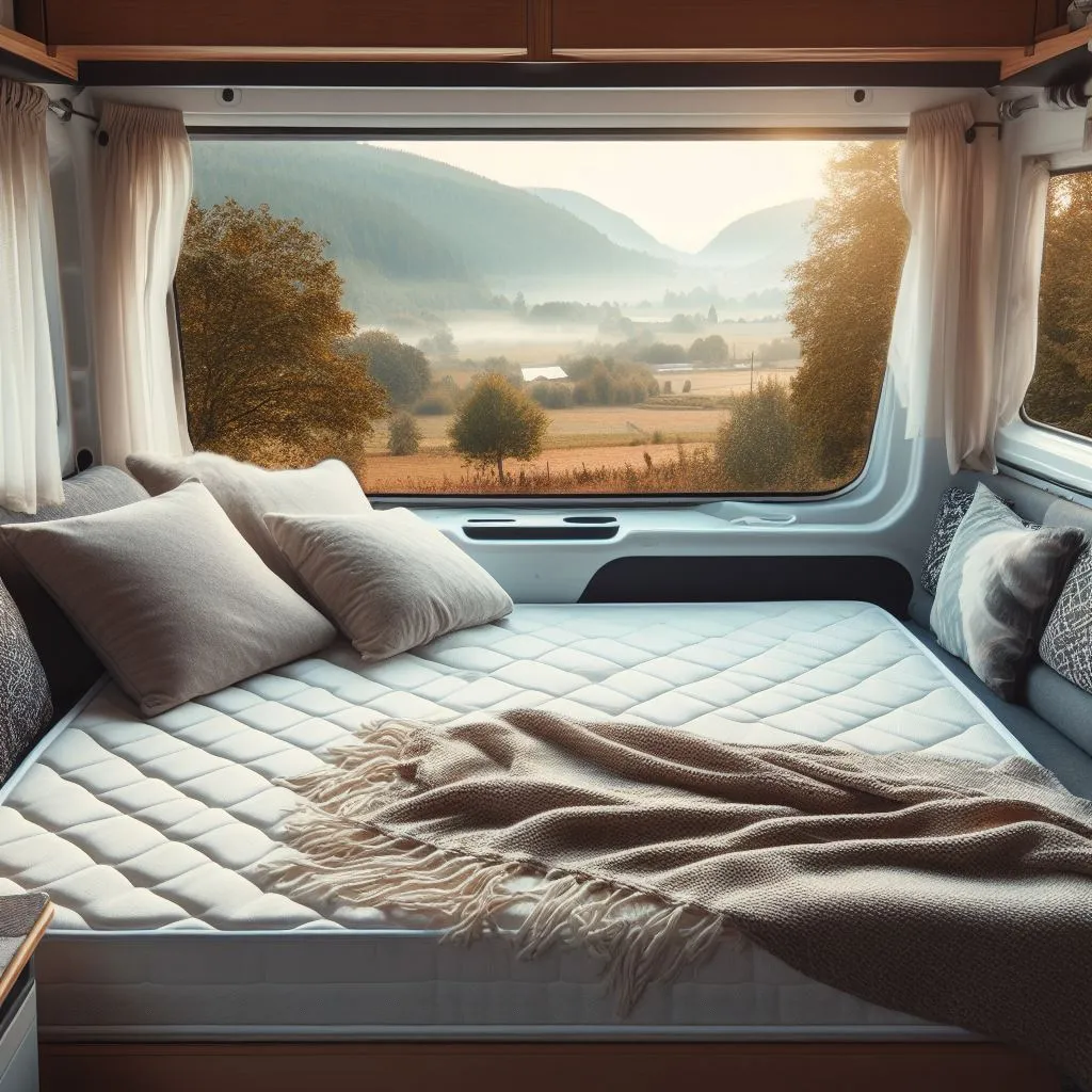 Pre-Cut Mattress campervan