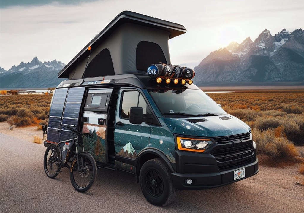 customized and unique van for van life